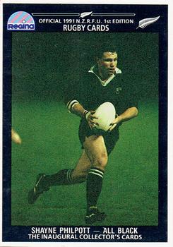 1991 Regina NZRFU 1st Edition #32 Shayne Philpott Front